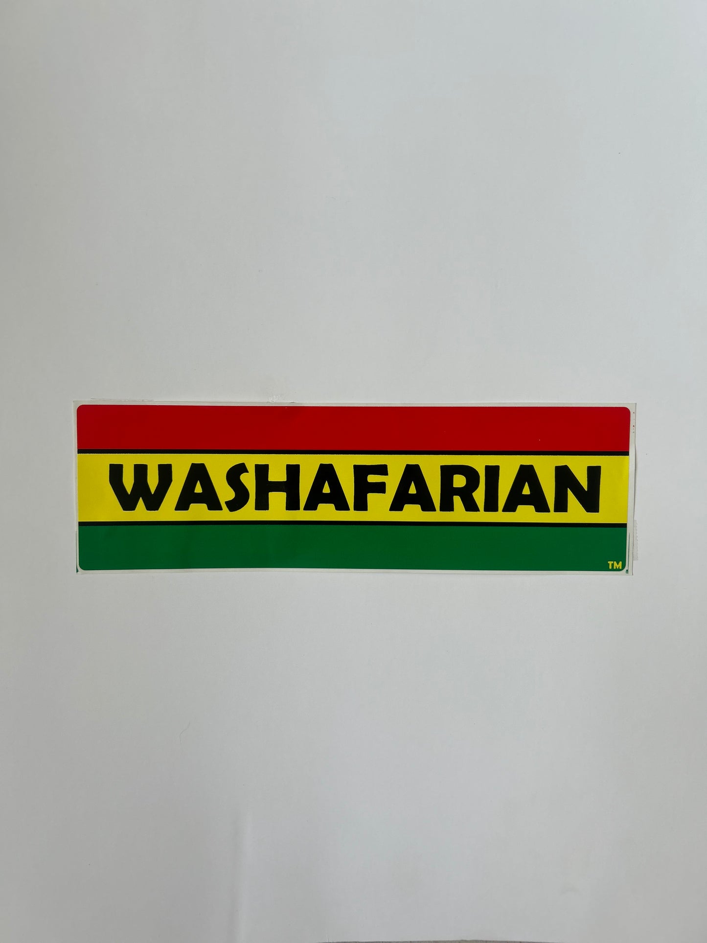 Washafarian Bumper Sticker Colored