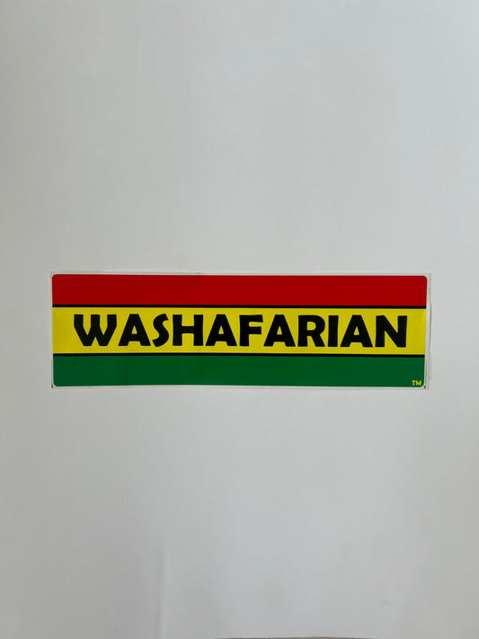 Washafarian Bumper Sticker Colored